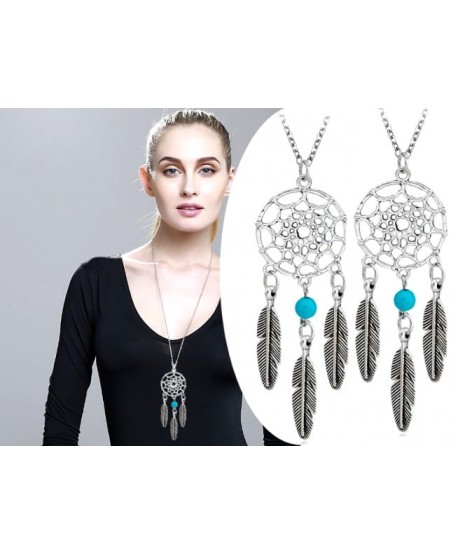 Wisior srebrny z łapaczem snów