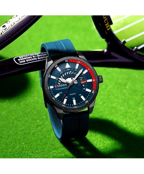 Zegarek Curren sportowy z datownikiem WR30