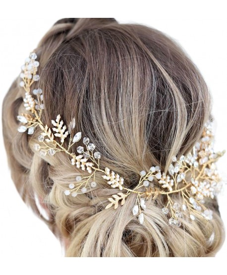 Ozdoba złota na druciku i białej wstążce