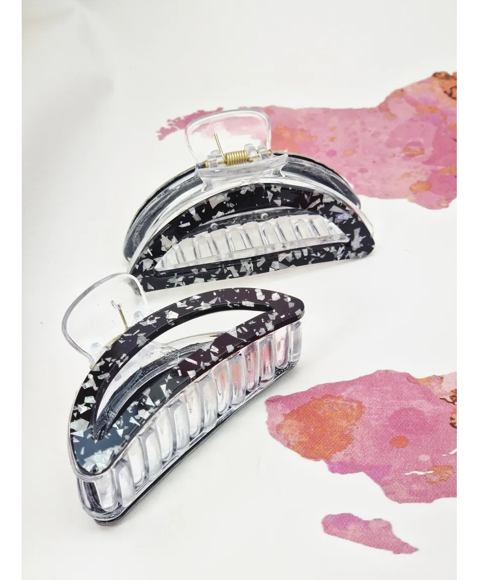 Spinka klamra szczęka z delikatnym wzorem