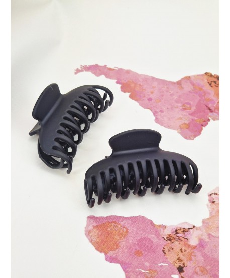 Spinka klamra szczęka czarna matowa