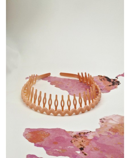 Opaska matowa zygzak z ząbkami