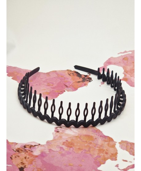 Opaska matowa zygzak z ząbkami