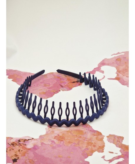 Opaska matowa zygzak z ząbkami