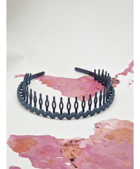 Opaska matowa zygzak z ząbkami