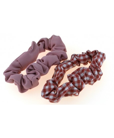 Gumki do włosów różowe - zestaw 2 szt