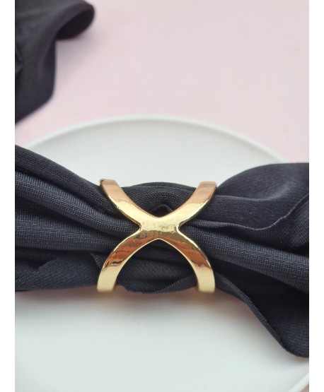 Klamra klips do apaszki w kolorze złotym