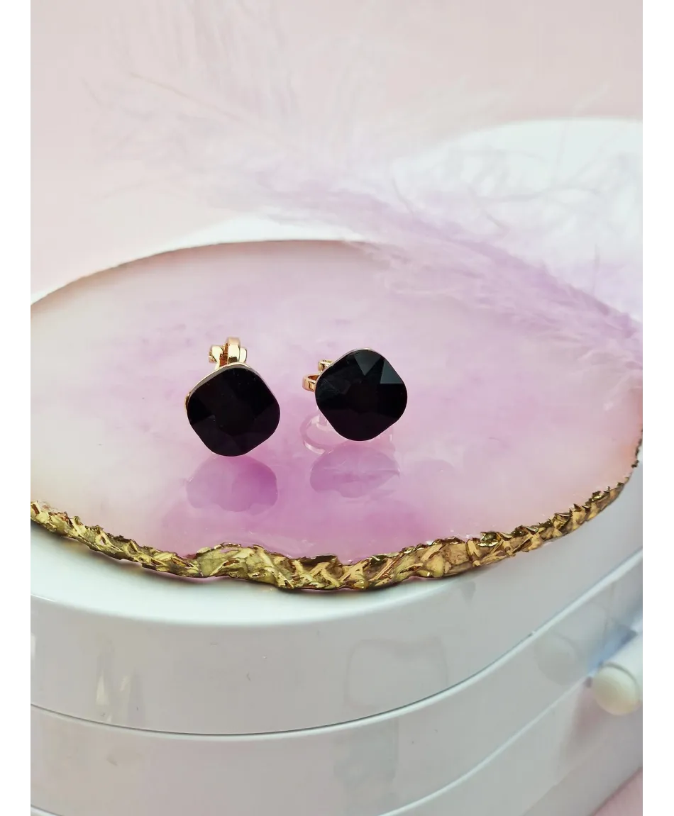 Klipsy z klasyczną cyrkonią- kolory