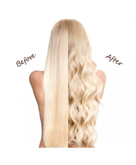 Wałek do kręcenia loków zestaw spinka gumki panterka