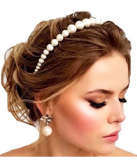 Opaska ozdobna perełkowe kuleczki