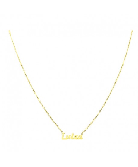 Naszyjnik stal celebrytka z imieniem Luiza