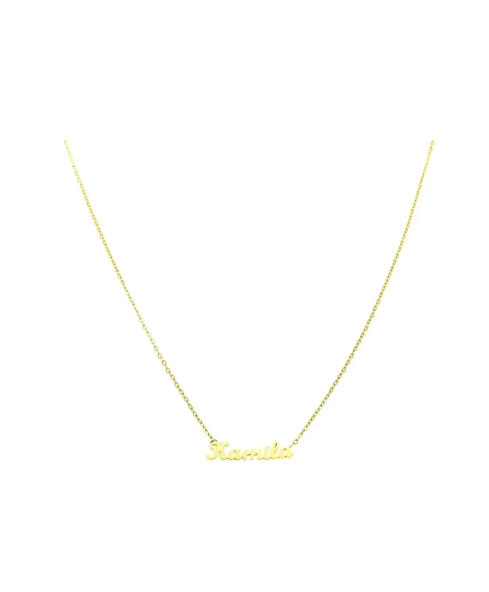 Naszyjnik stal z imieniem Kamila