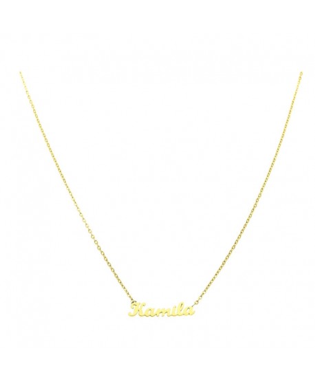 Naszyjnik stal z imieniem Kamila