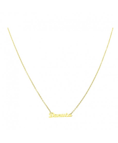 Naszyjnik stal celebrytka z imieniem Danuta