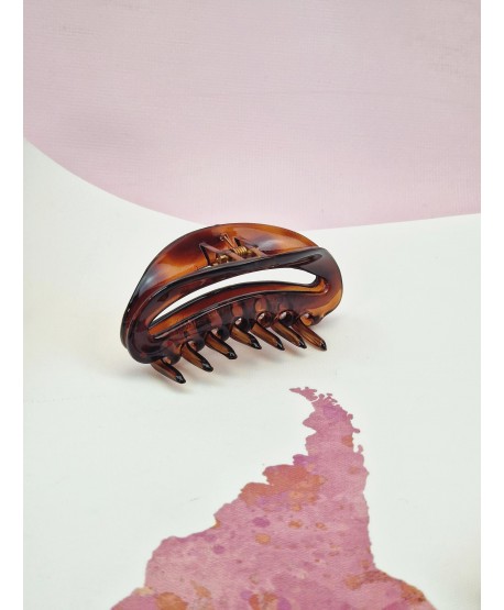 Spinka szczęka klamra francuska błyszcząca