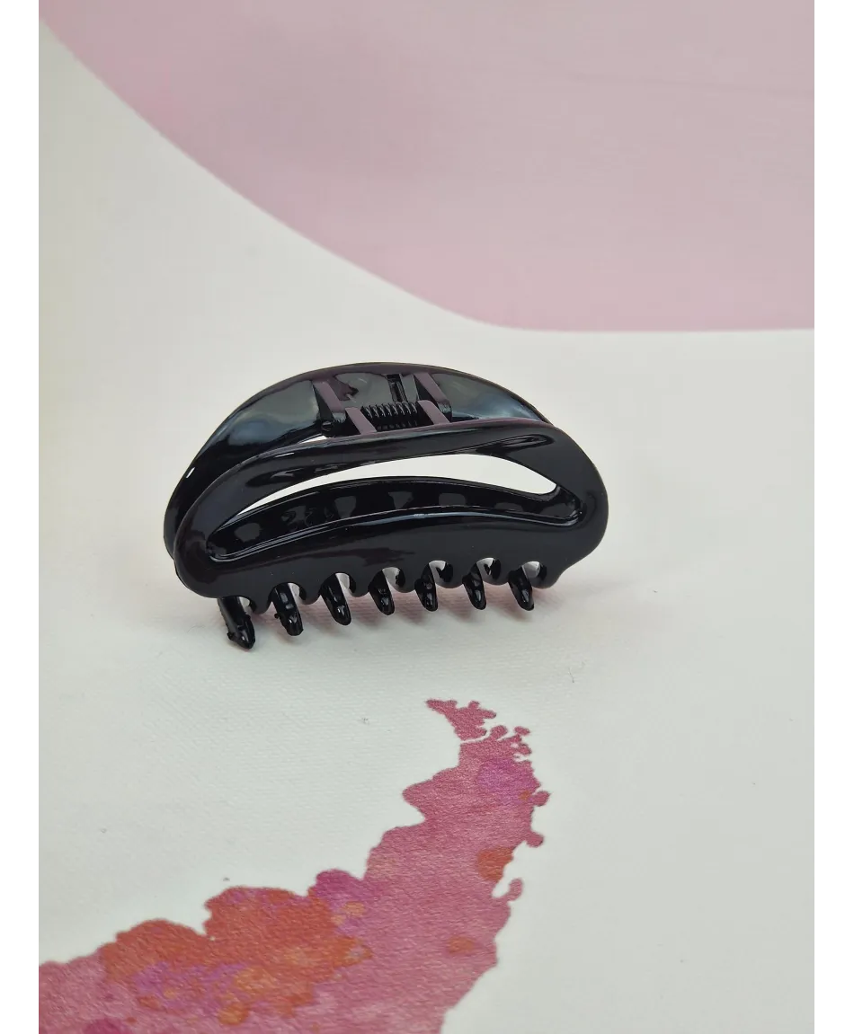 Spinka szczęka klamra francuska błyszcząca mała