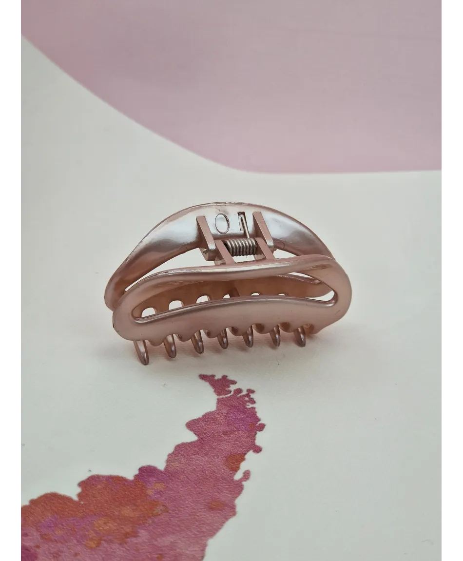 Spinka szczęka klamra francuska błyszcząca mała