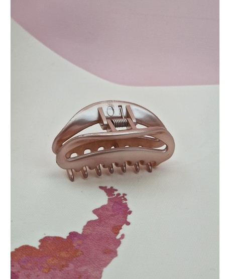 Spinka szczęka klamra francuska błyszcząca mała