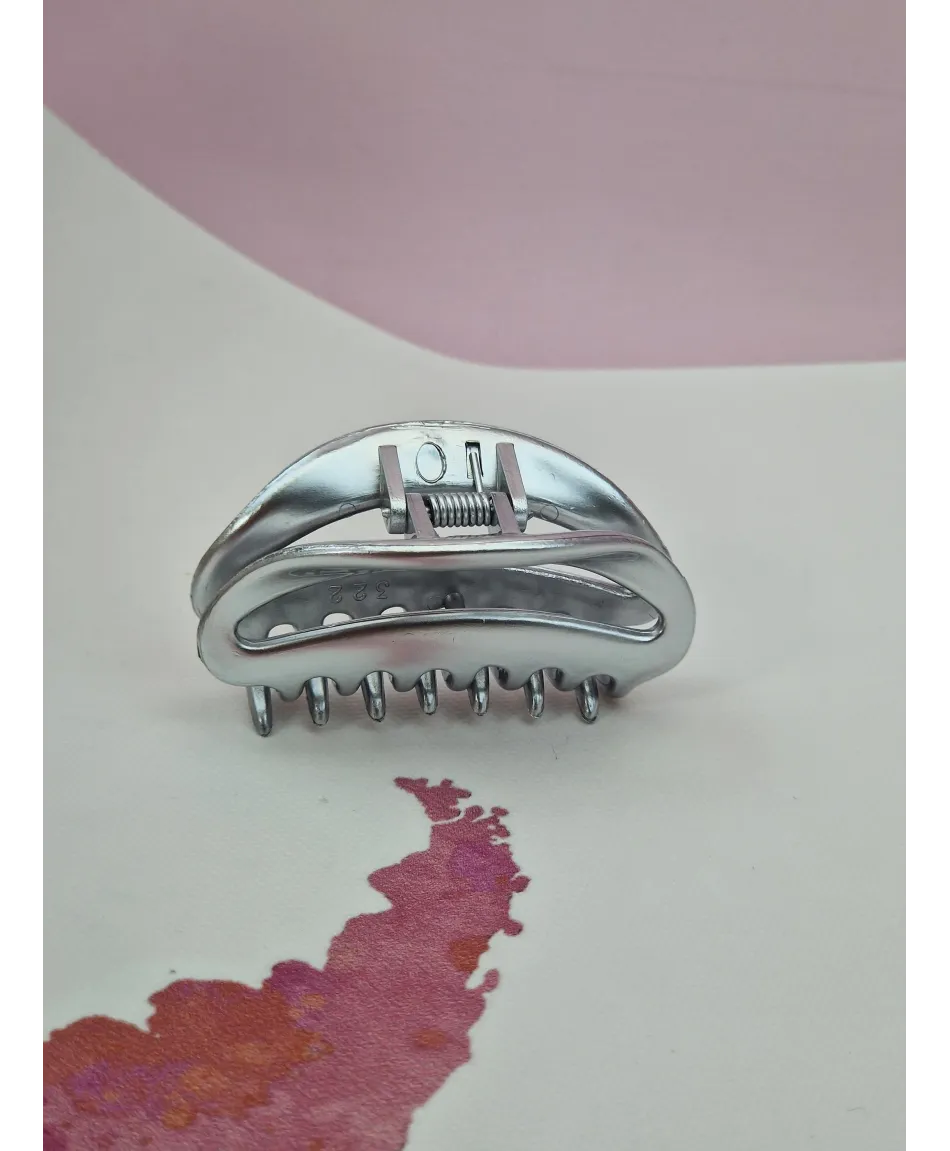 Spinka szczęka klamra francuska błyszcząca mała