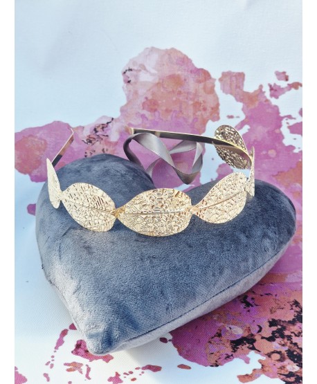 Opaska ozdobna do włosów listki