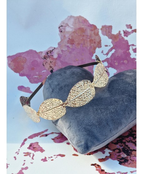 Opaska ozdobna do włosów listki