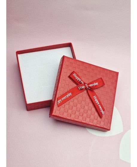 Opakowanie prezentowe kwadratowe z kokardką- kolory