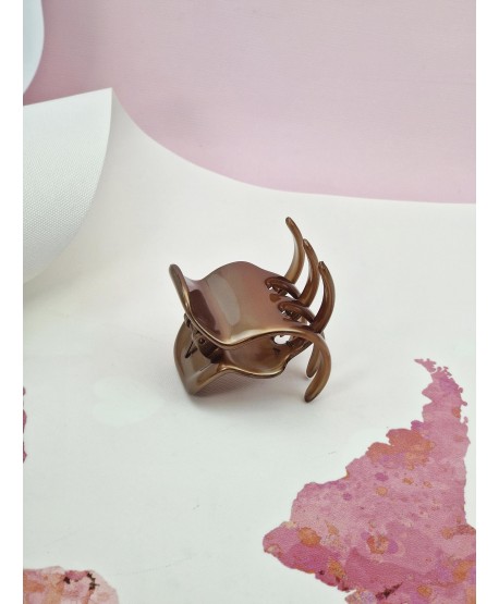 Spinka szczęka klamra francuska duża w kolorach