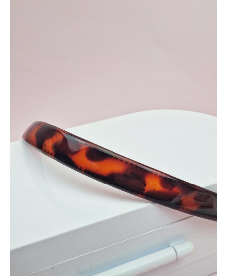 Opaska do włosów silikonowa z gumką herbaciana