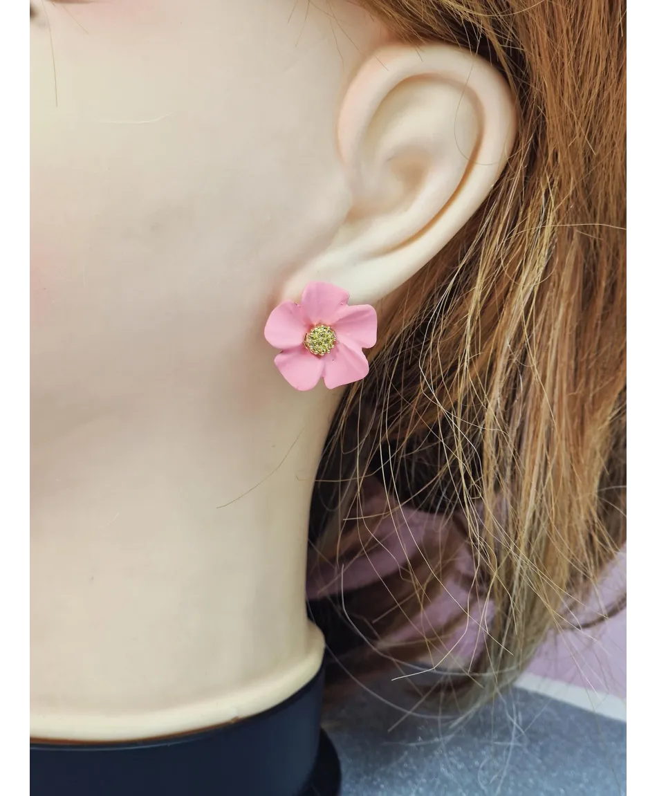 Kolczyki małe kwiatuszki - kolory