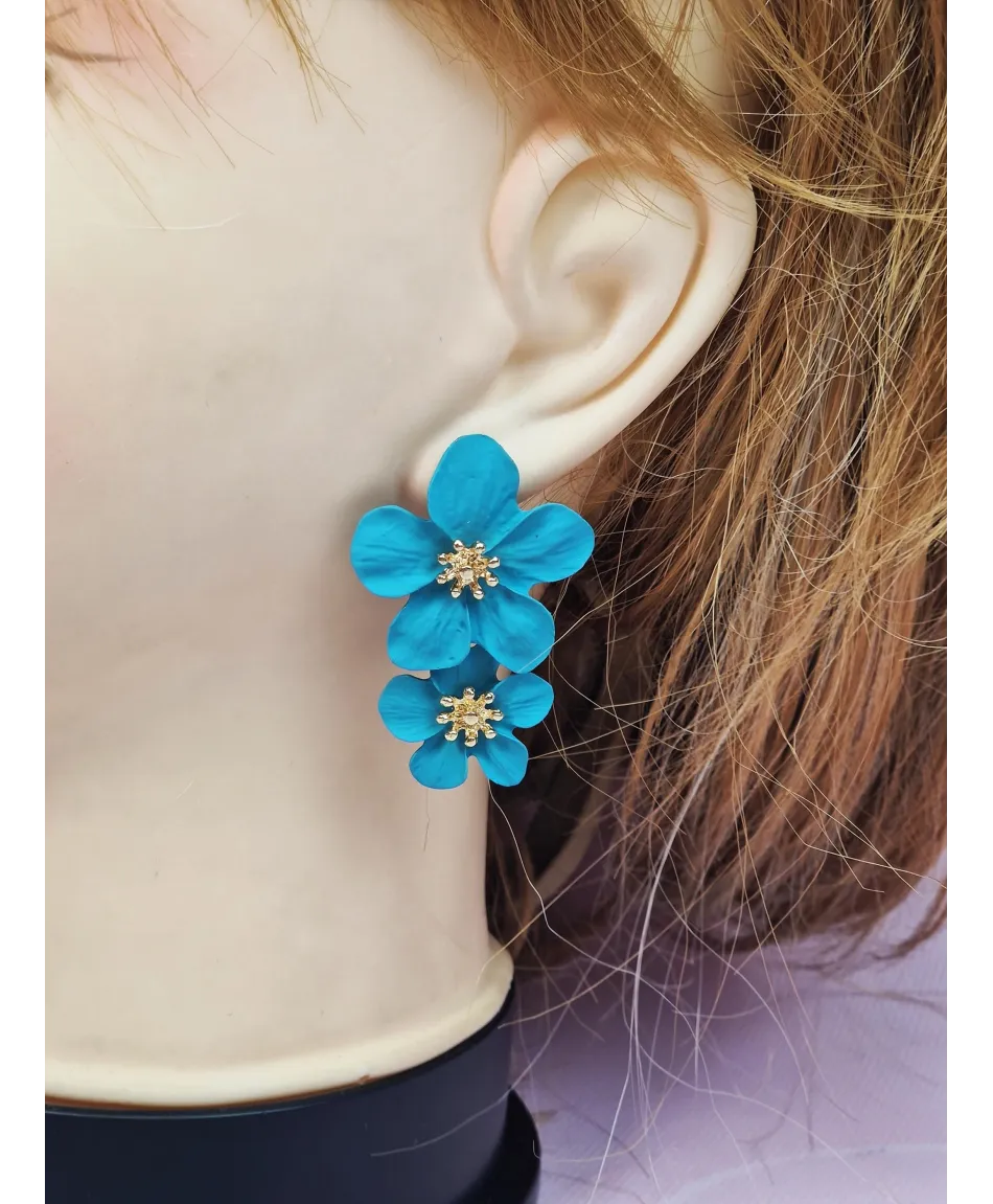 Kolczyki kwiatuszki - kolory