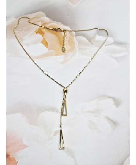 Naszyjnik stal ruchoma krawatka