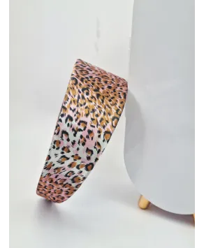 Opaska szeroka w panterkę- kolory