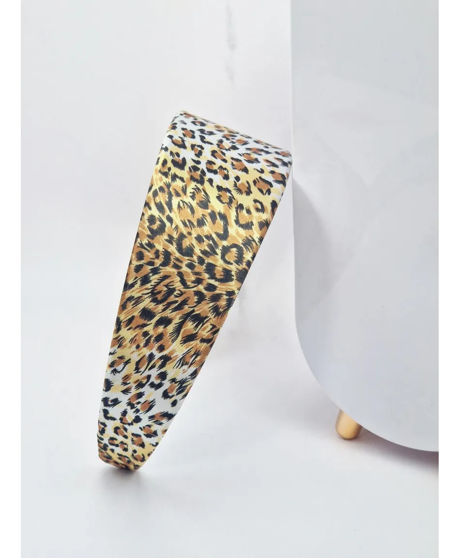 Opaska szeroka w panterkę- kolory