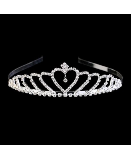 Korona diadem srebrna delikatna