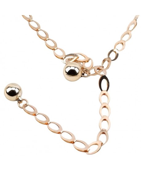 Pasek biżuteryjny ze złotych ogniw