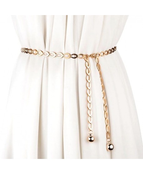 Pasek biżuteryjny ze złotych ogniw