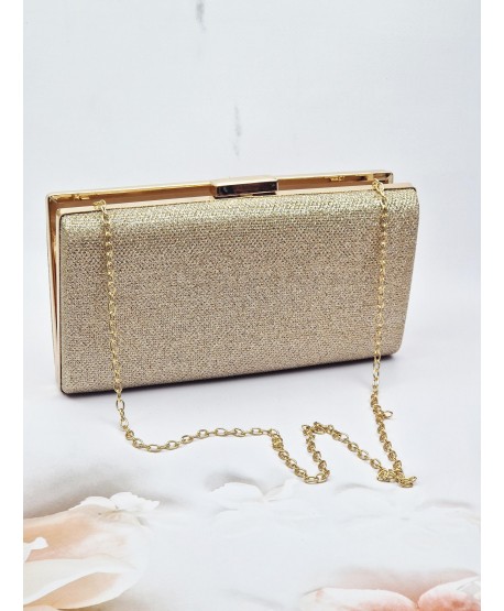 Torebki puzderka brokatowe złote szampańskie