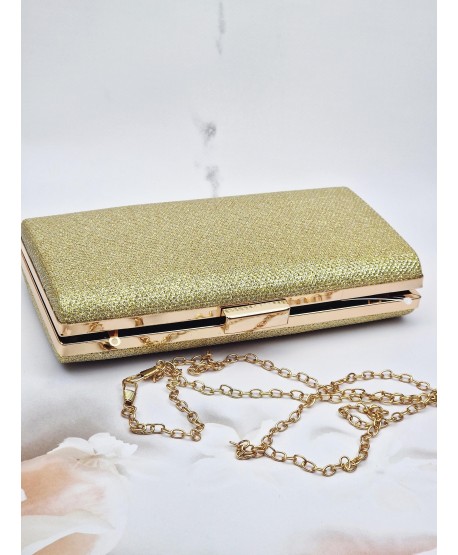 Torebki puzderka brokatowe złote szampańskie