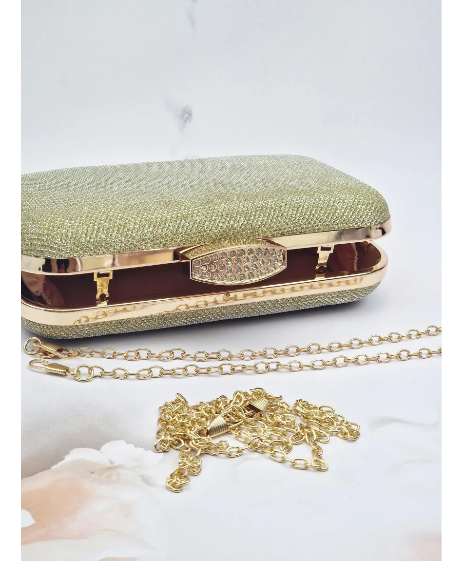 Torebki puzderka brokatowe złote i szampańskie