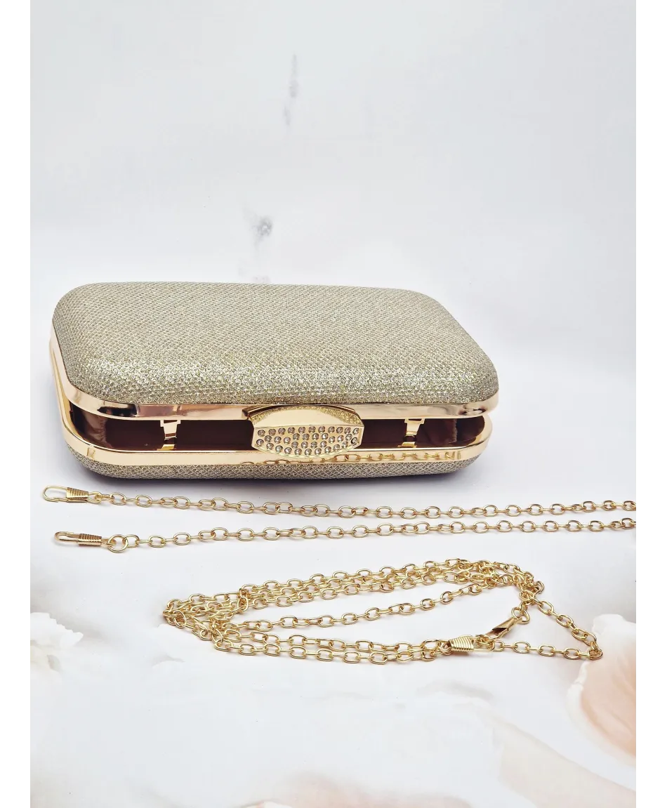 Torebki puzderka brokatowe złote i szampańskie