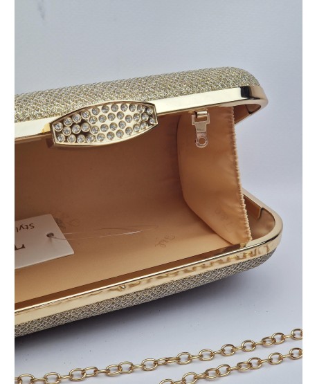 Torebki puzderka brokatowe złote i szampańskie