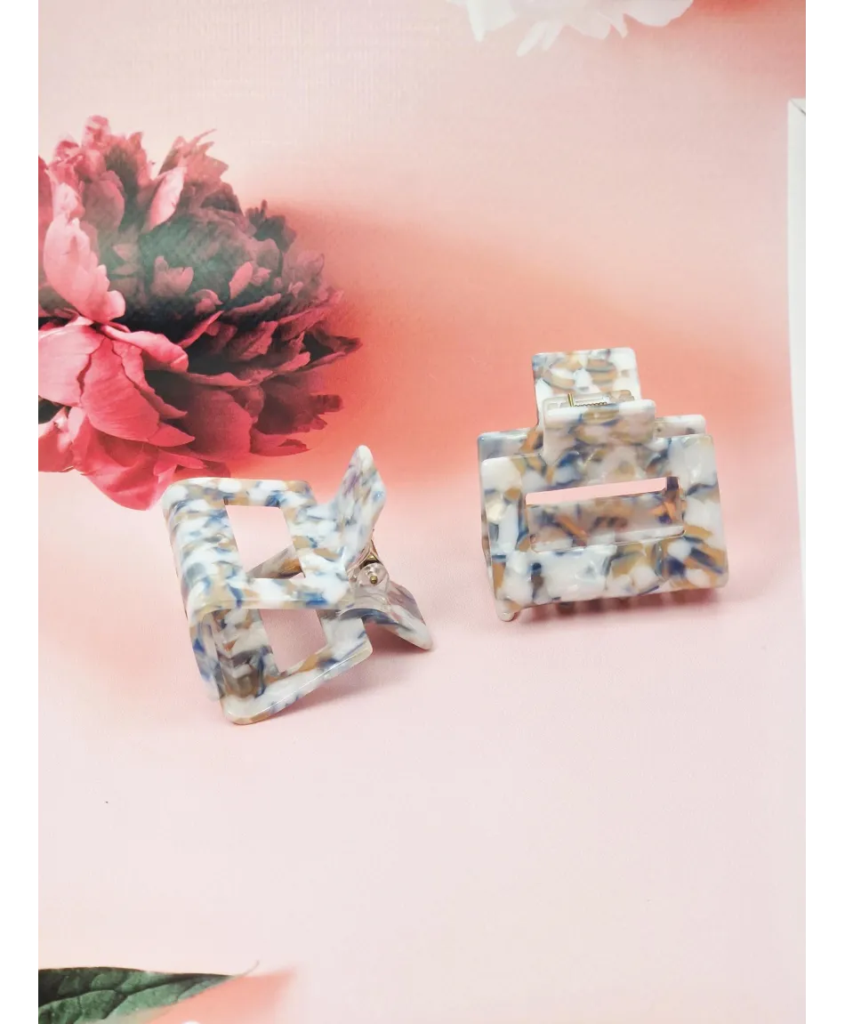 Klamerki do włosów prostokąty