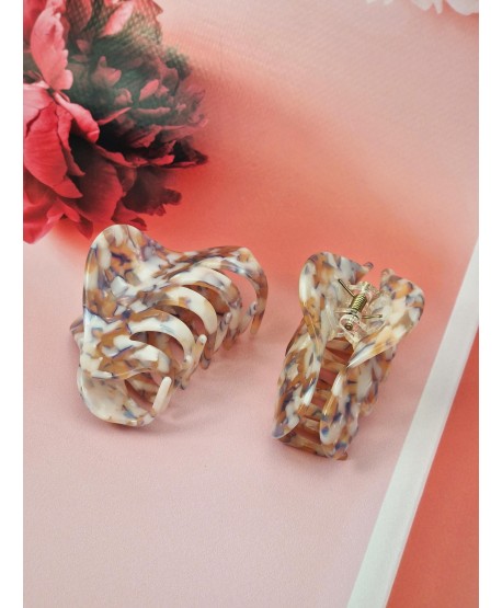 Klamerki spinki do włosów perłowe