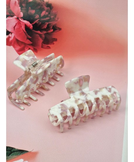 Klamerki spinki do włosów perłowe