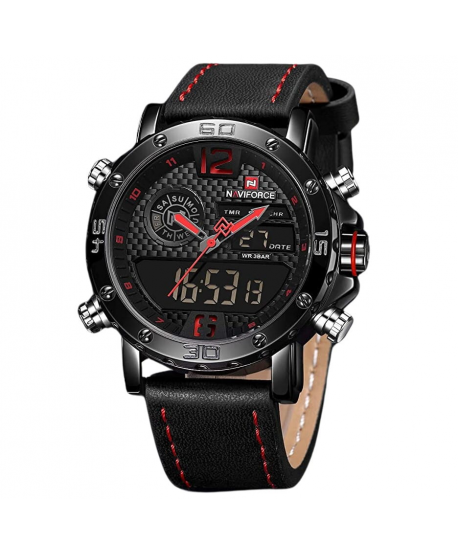 Zegarek męski Naviforce czarny + pudełko