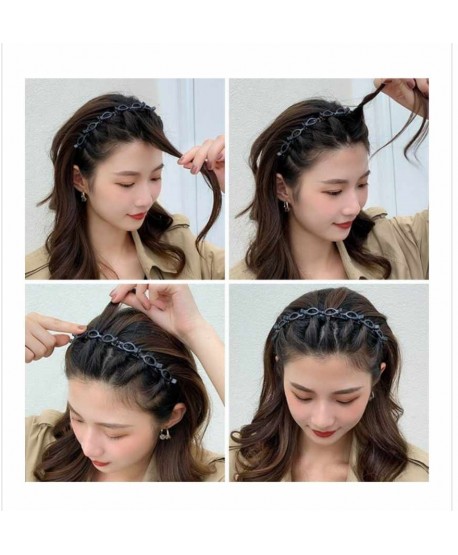 Opaska do włosów ze spinkami z kryształkami