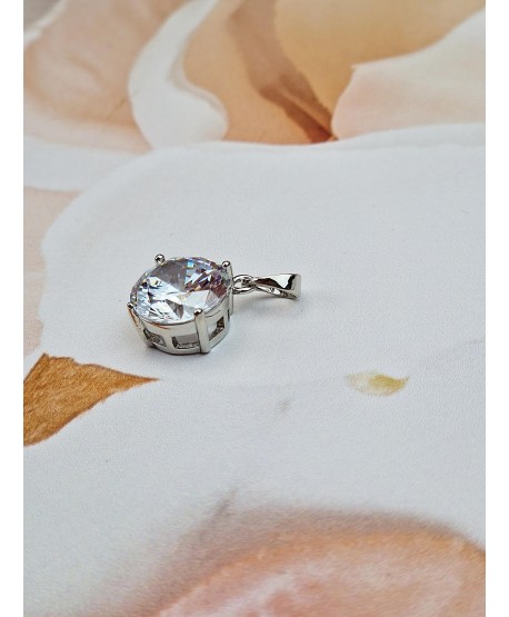 Zawieszka stal klasyczna cyrkonia