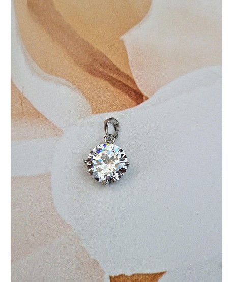 Zawieszka stal klasyczna cyrkonia