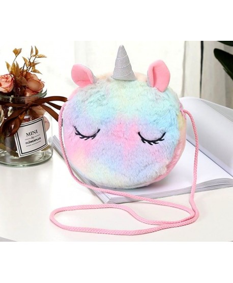 Torebeczka pluszowa ze słodkim jednorożcem Unicorn