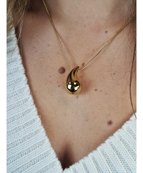 Naszyjnik stal kolekcja Złota Kropla